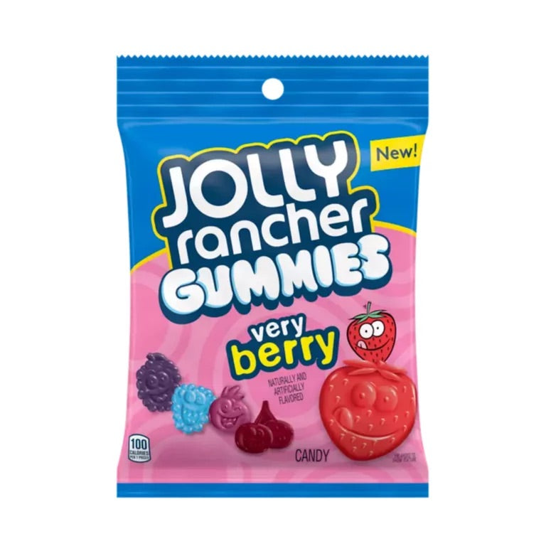 JOLLY RANCHER Gummies Very Berry Bag 3.4 oz 12 pack