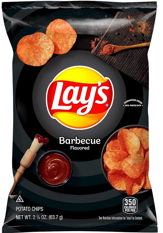 LAY'S BBQ 2.5 oz 24 pack