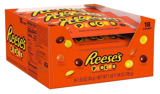 REESE'S Pieces Single Serve Bags  18 pack