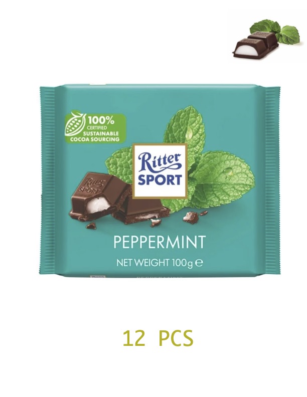 RITTER SPORT Peppermint 12 pack