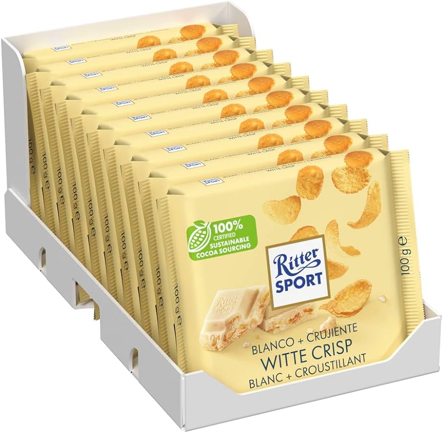 RITTER SPORT White & Crisp 10 pack