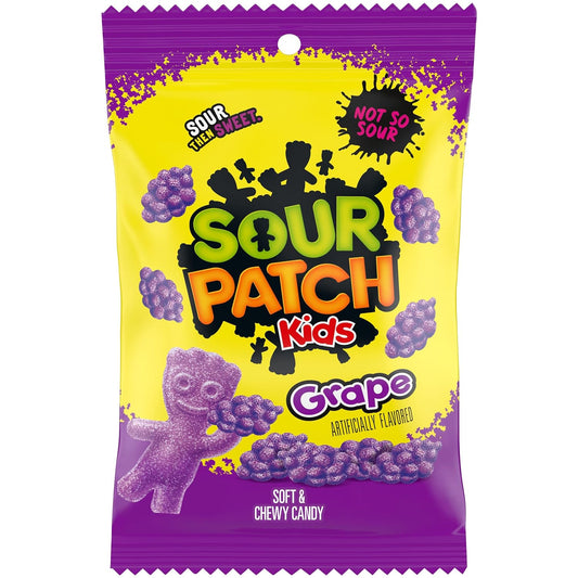 SOUR PATCH KIDS Grape 8oz 12 pack