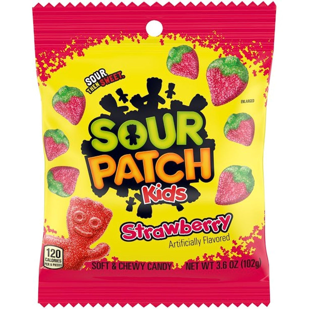 8oz SOUR PATCH KIDS Strawberry  12 pack