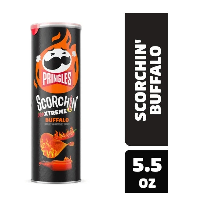 PRINGLES SCORCHIN BUFFALO 5.5oz 14 pack