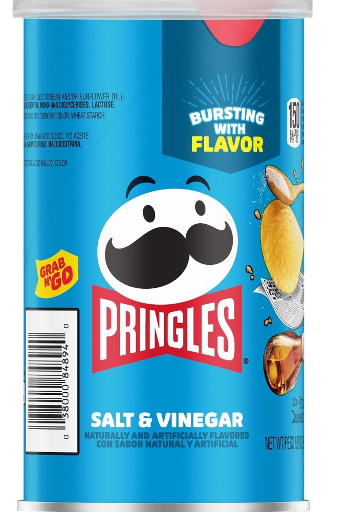 PRINGLES Salt & Vinegar 12 pack