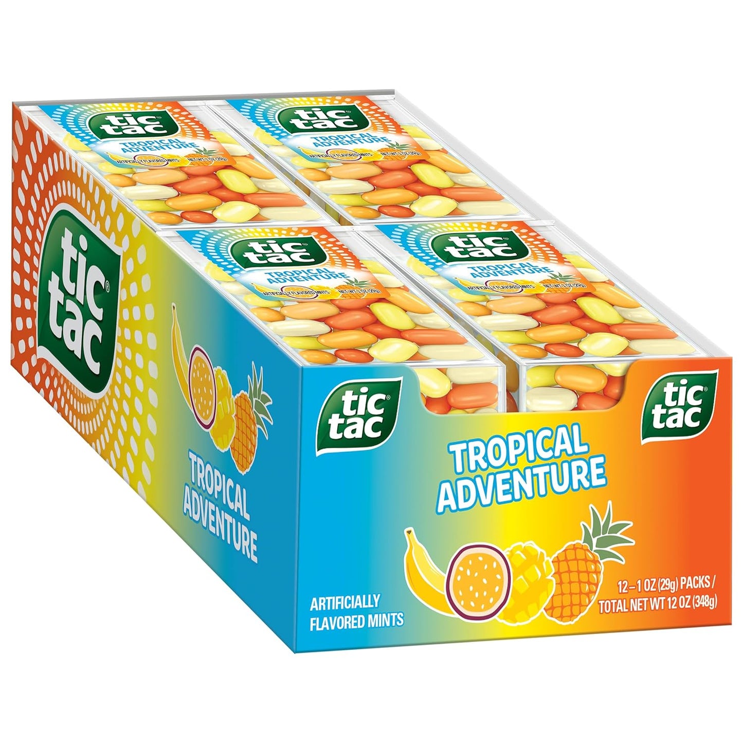 TIC TAC Tropical Adventure  12 pack