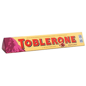TOBLERONE Swiss Fruit & Nut with Honey & Almond  20 pack