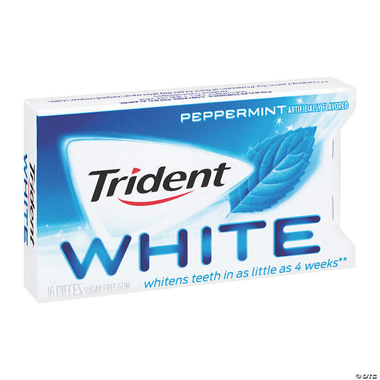 TRIDENT White Peppermint  9 pack