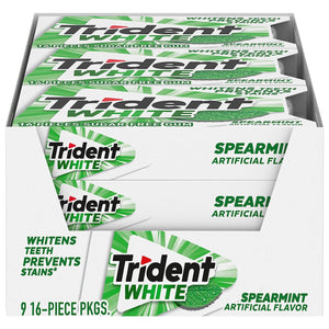 TRIDENT White Spearmint  9 pack