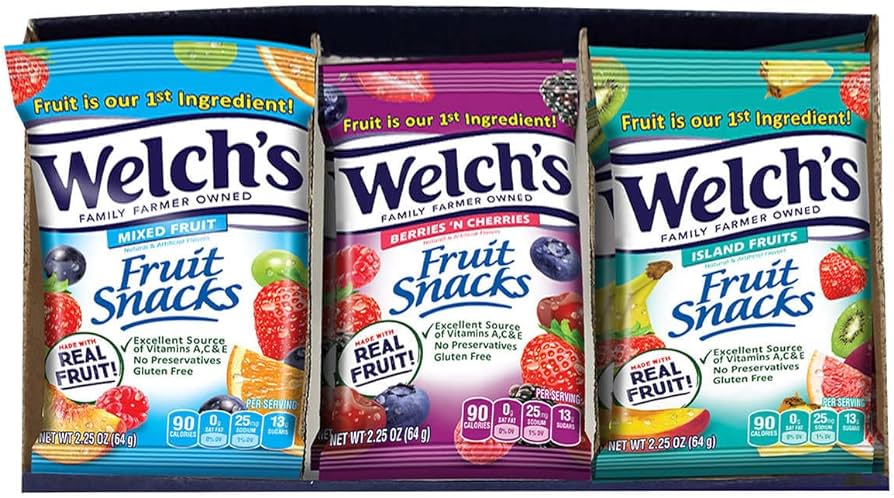 WELCH'S Assorted 16pk